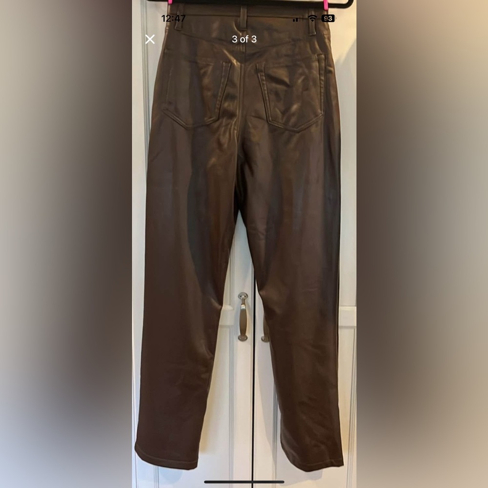 Abercrombie & Fitch Chocolate Leather Pants